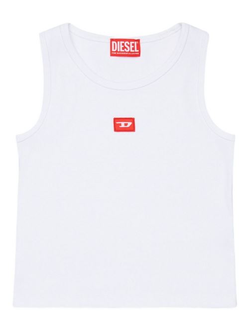 Canotta bambina Diesel bianca NOFF DIESEL KIDS | J02594KYAZYK100